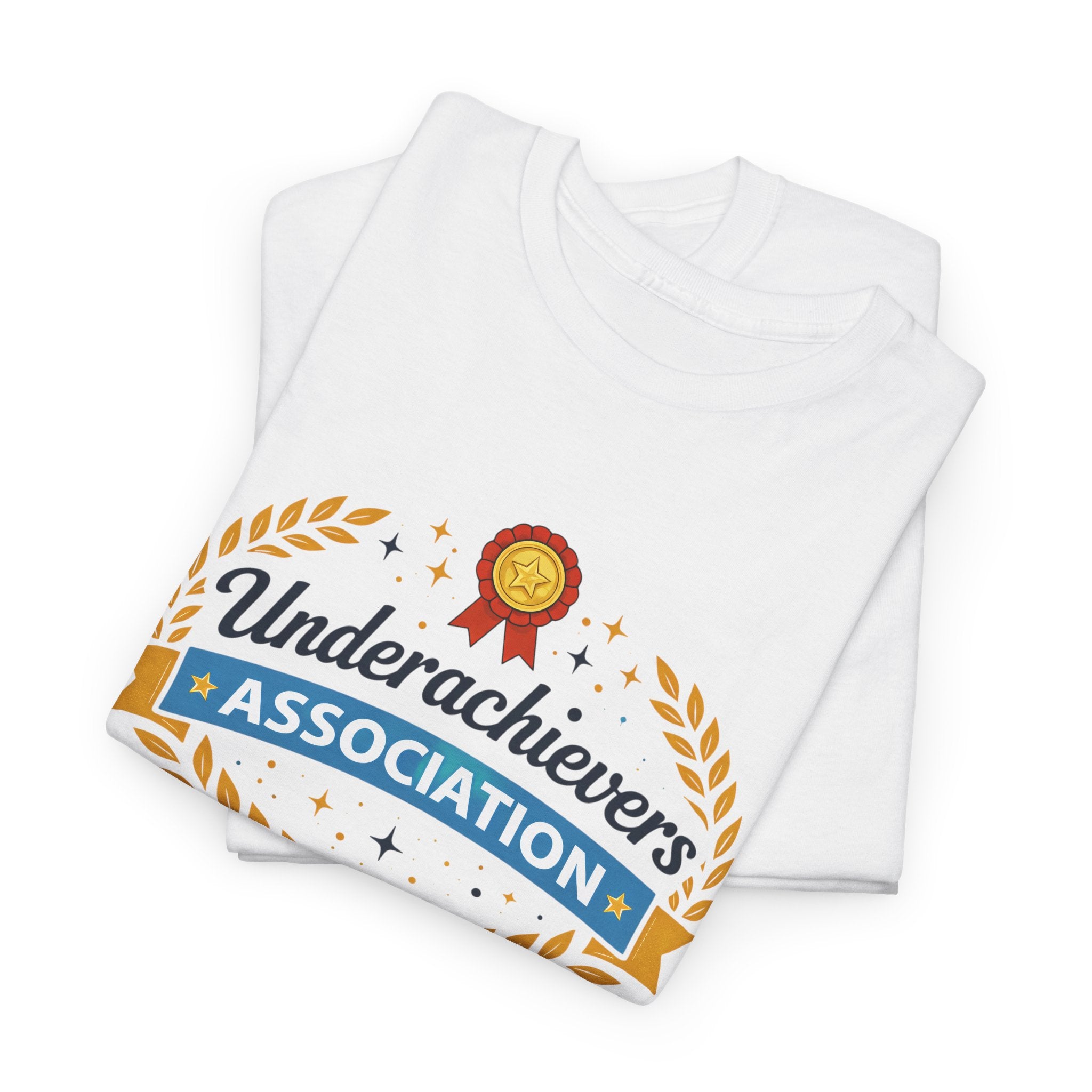 Underachievers Association T-Shirt — Funny Retro Badge Graphic Tee