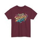 Currently Winging It Graphic Tee — Retro Script Casual Shirt