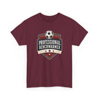 Professional Benchwarmer Soccer T-Shirt Funny Sports Tee