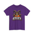 G.O.A.T. Graphic Tee — Fierce Goat Basketball Player Fan Shirt