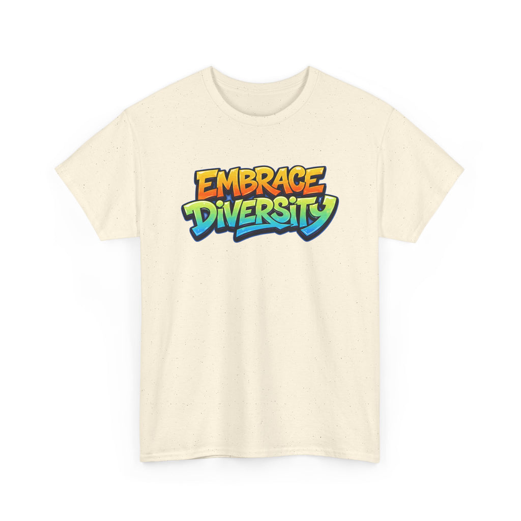 Embrace Diversity T-Shirt — Colorful Graffiti Pride Tee