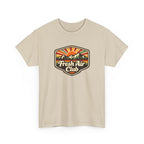Fresh Air Club T-Shirt — Retro Mountain Sunset Outdoor Tee