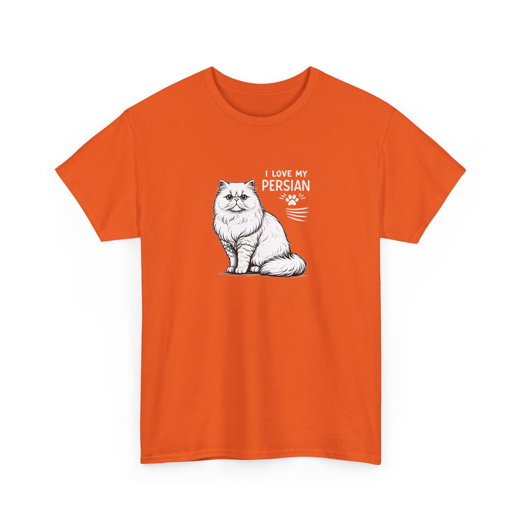 Persian Cat T-Shirt — "I Love My Persian" Tee