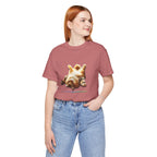 Cat Nap T‑Shirt — "How I Be In My Purrsonal Space" Cute Relaxed Cat Graphic Tee