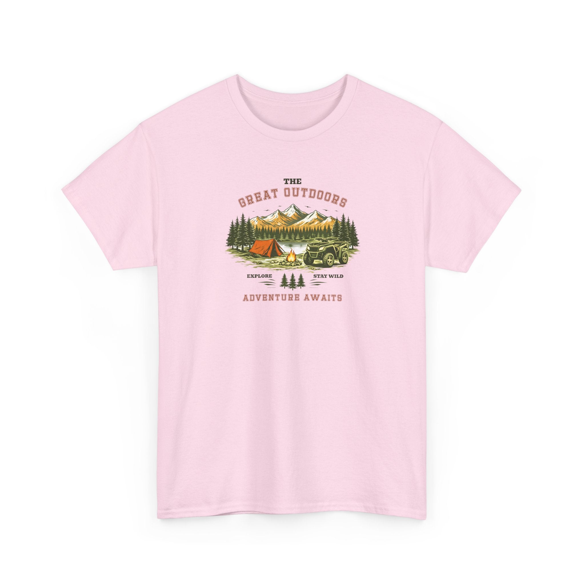 Outdoor Adventure T-Shirt — "The Great Outdoors"  ATV Nature Camping Tee