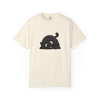 T-Shirt — Playful Black Kitten Graphic Tee