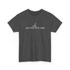 Just One More Walk T-Shirt — Minimal Dog Lovers Tee