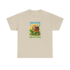 Slow Down Turtle Sloth & Snail V-Neck Tee — "Enjoy Life a Little" Relaxed Graphic Shirt