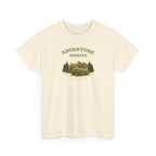 Adventure Awaits T‑Shirt — Vintage Camper Outdoor Graphic Tee
