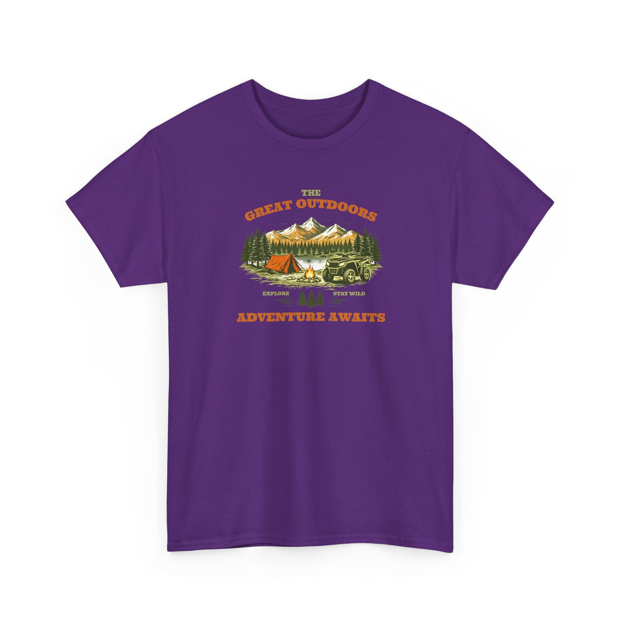 Outdoor Adventure T-Shirt — "The Great Outdoors"  ATV Nature Camping Tee