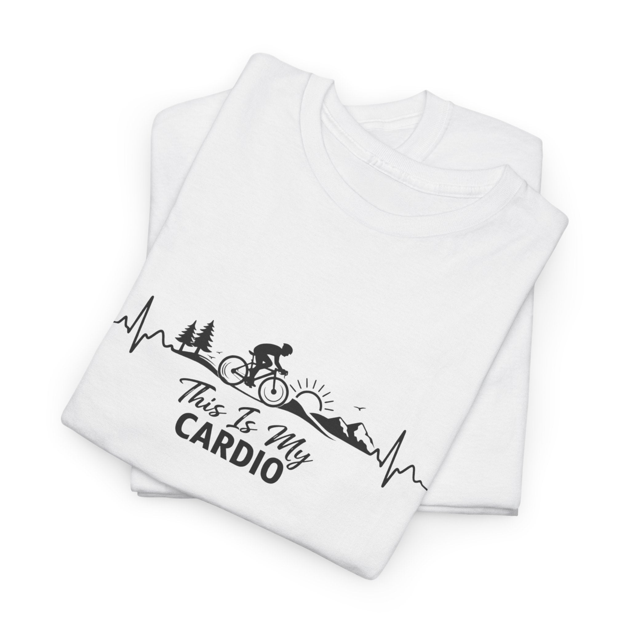Bike Rider T‑Shirt — "This Is My Cardio" Cycling Tee