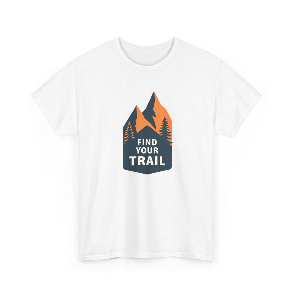 Find Your Trail T‑Shirt — Mountain Hiking Adventure Tee