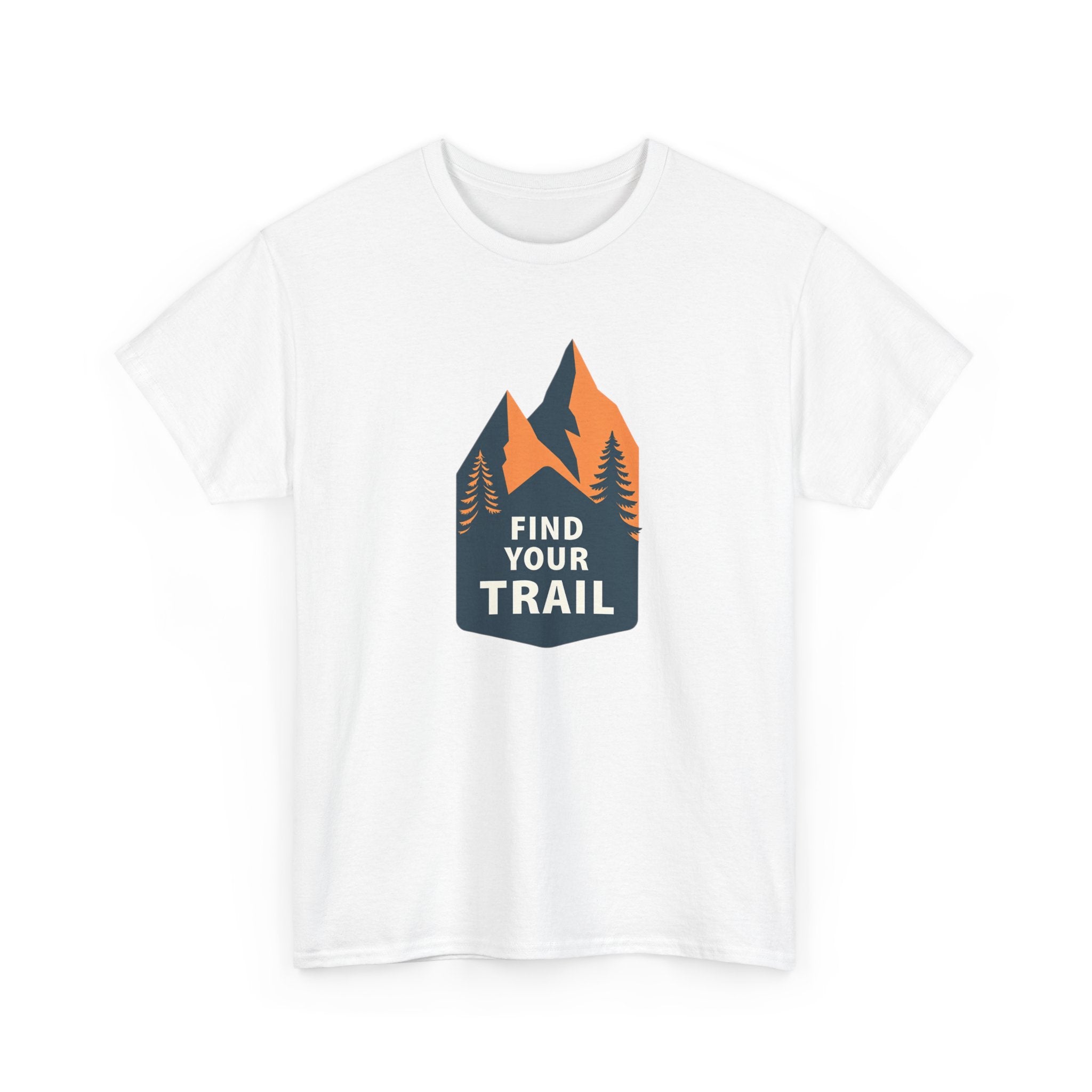 Find Your Trail T‑Shirt — Mountain Hiking Adventure Tee