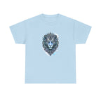 Tiger T-Shirt — Intricate Blue And White Tiger Graphic Tee