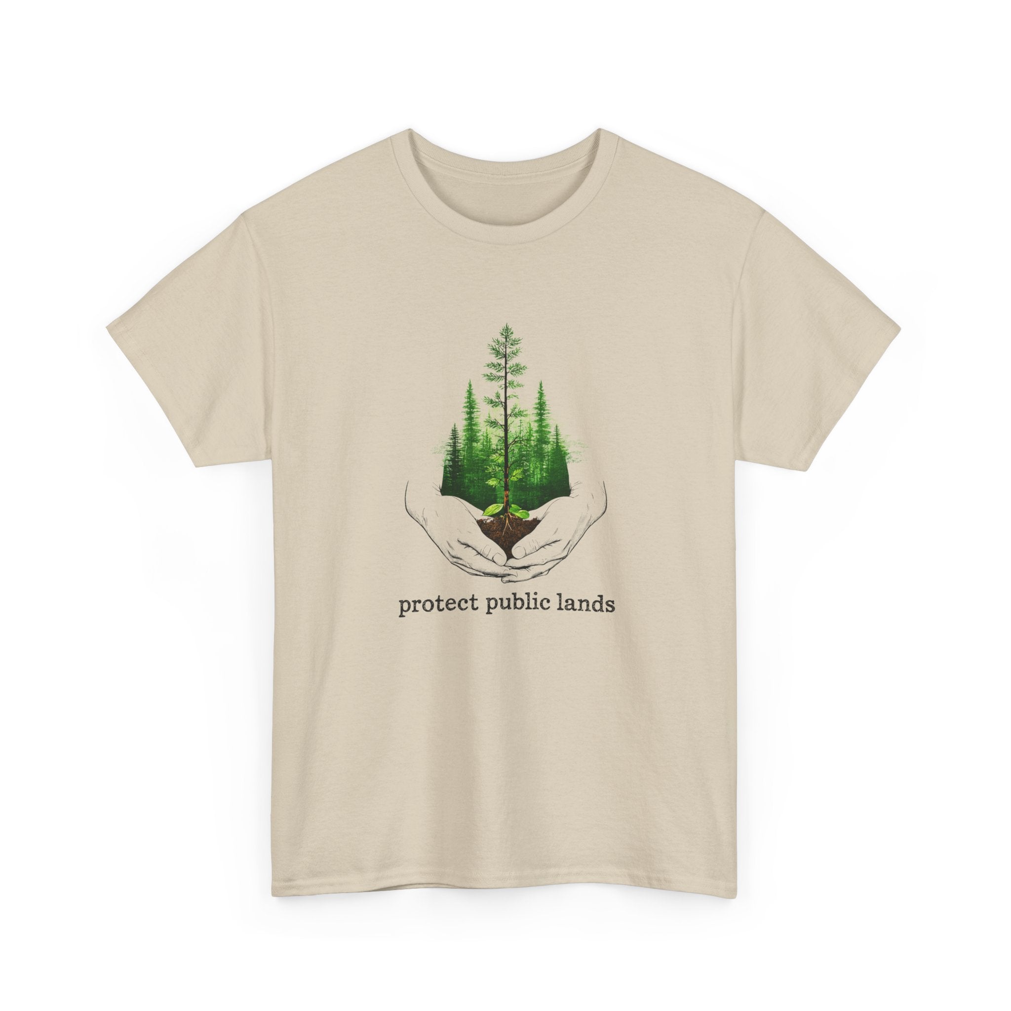 Protect Public Lands T-Shirt — Eco Forest Hands Tee