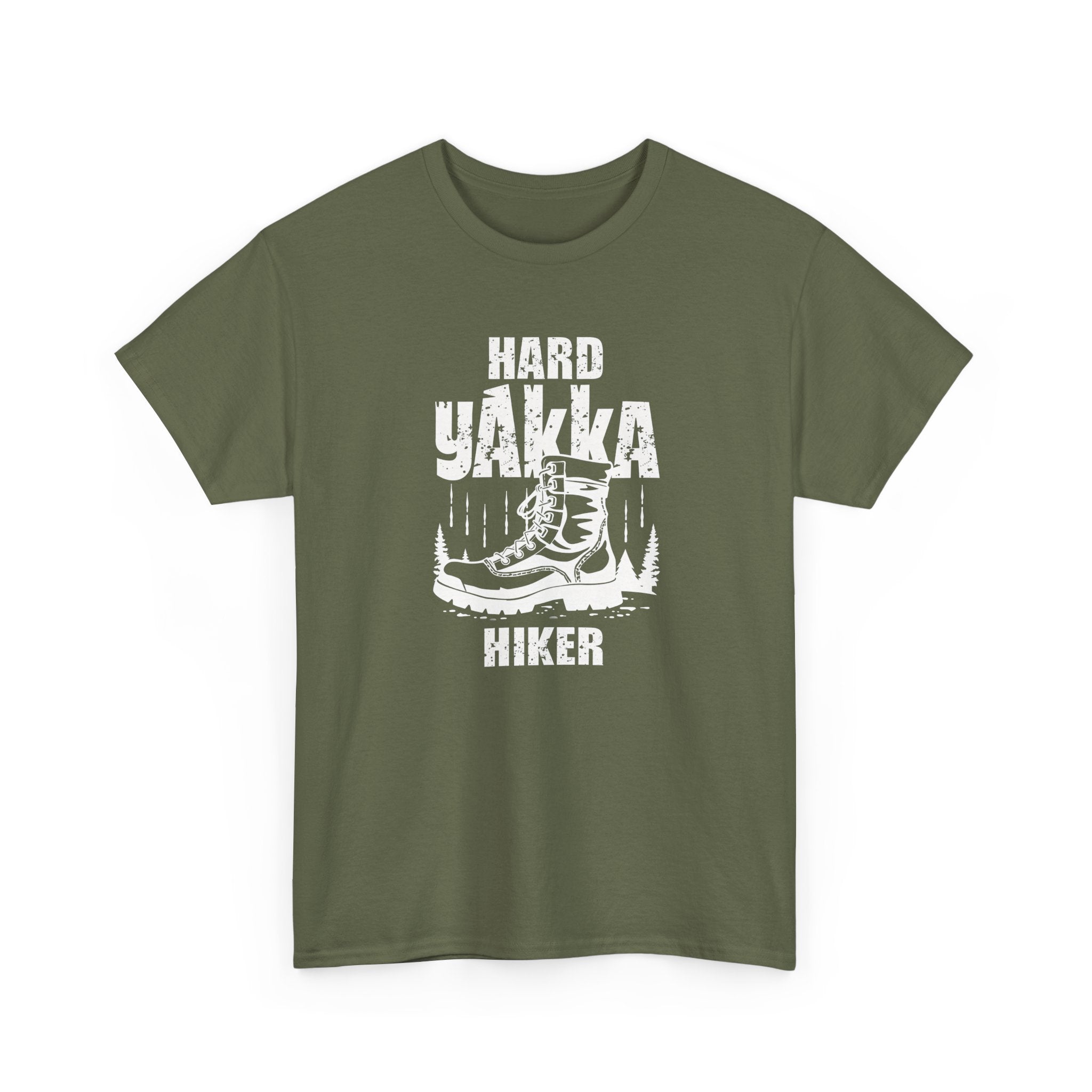Hard Yakka Hiker T-Shirt — Vintage Hiking Boot Outdoor Tee