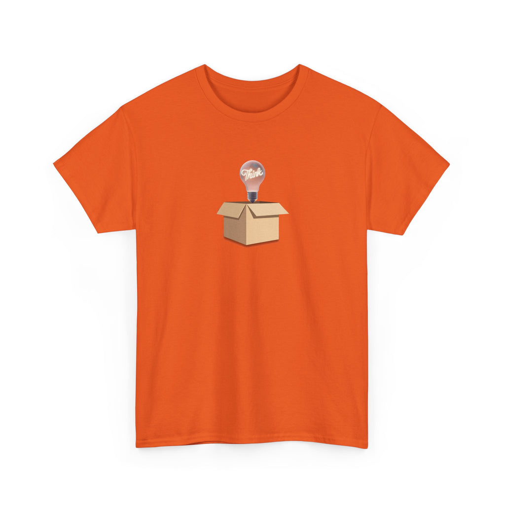 T-Shirt — Lightbulb Idea Think Outside The Box Graphic Tee