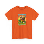 Slow Down Turtle Sloth & Snail V-Neck Tee — "Enjoy Life a Little" Relaxed Graphic Shirt