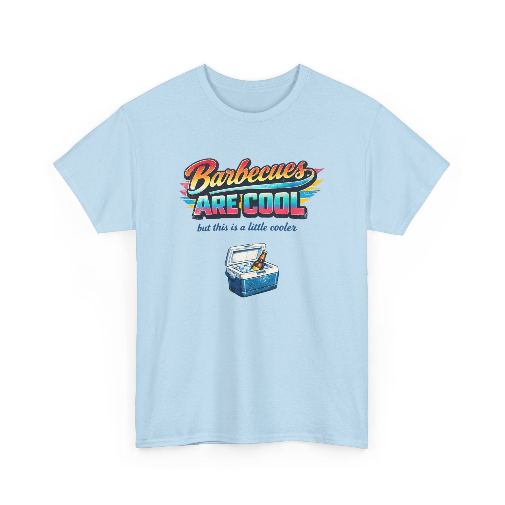 Barbecues Are Cool but this is a little cooler Funny Retro BBQ Tee