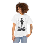 Woman Running Silhouette T‑Shirt – One Mile At A Time Graphic Tee