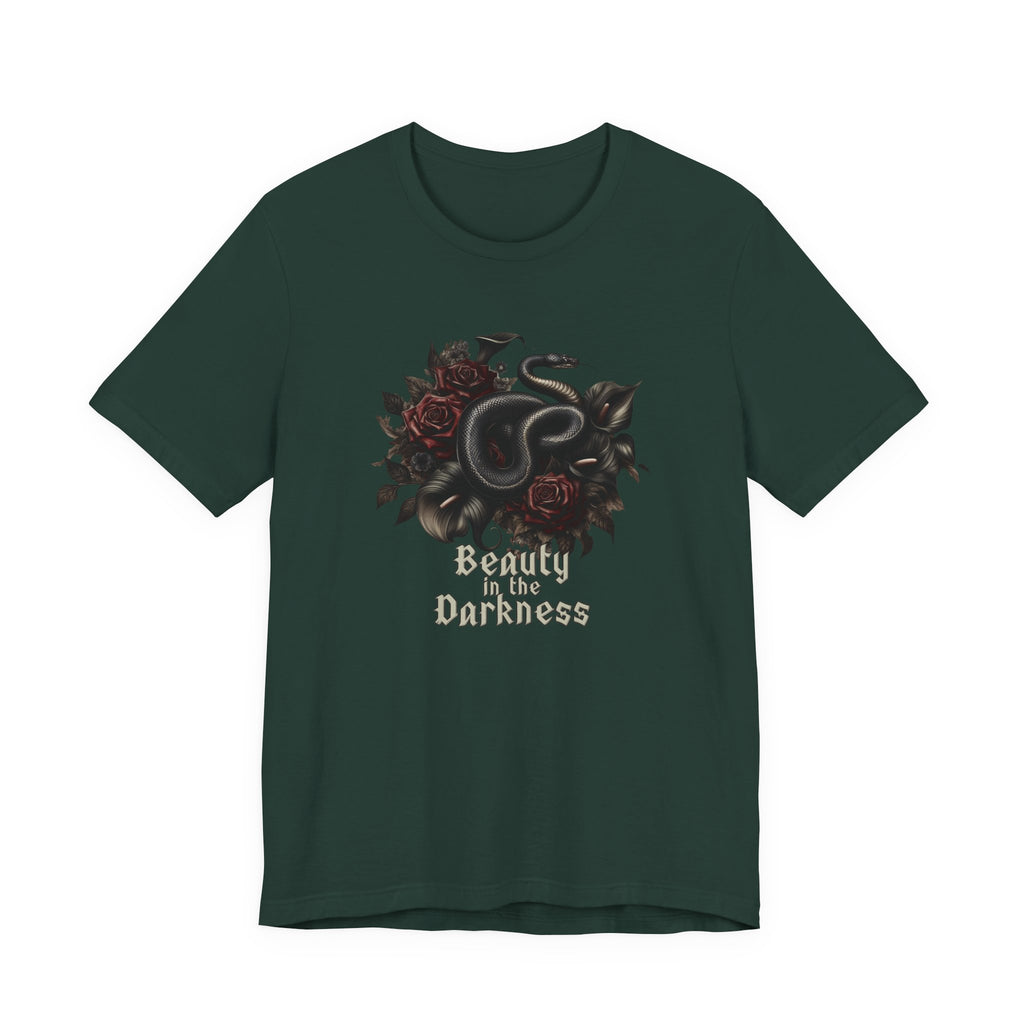 Snake Floral T-Shirt — Beauty in the Darkness Graphic Tee