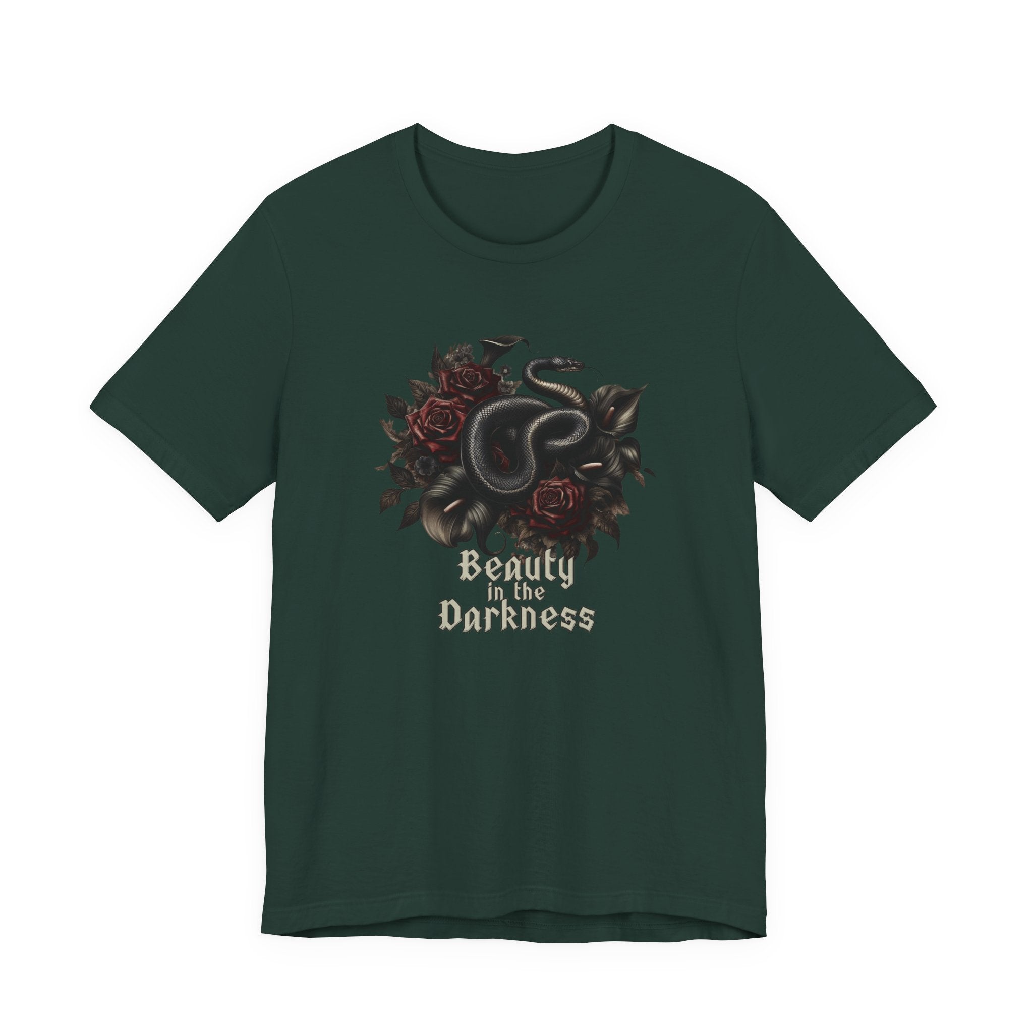 Snake Floral T-Shirt — Beauty in the Darkness Graphic Tee