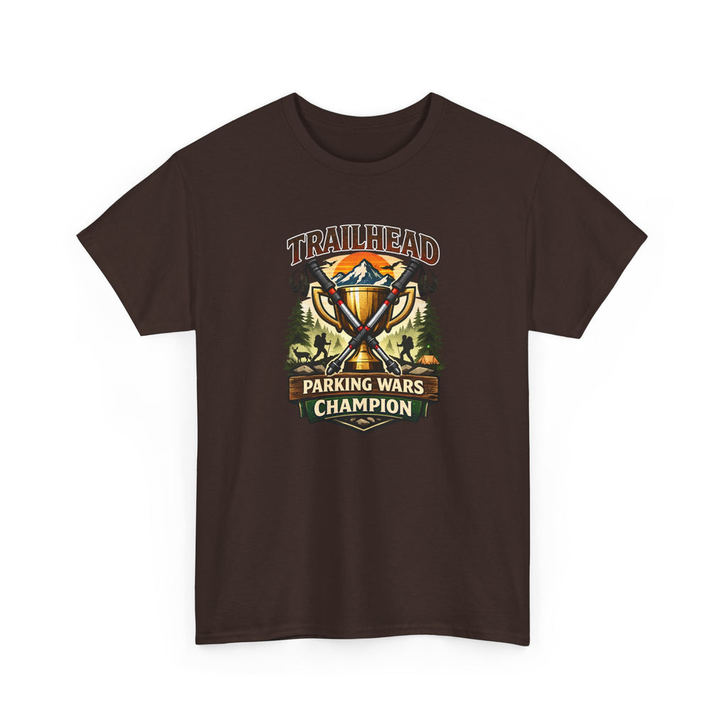 Trailhead 'Parking Wars Champion' T-Shirt — Outdoor Camping Adventure Tee