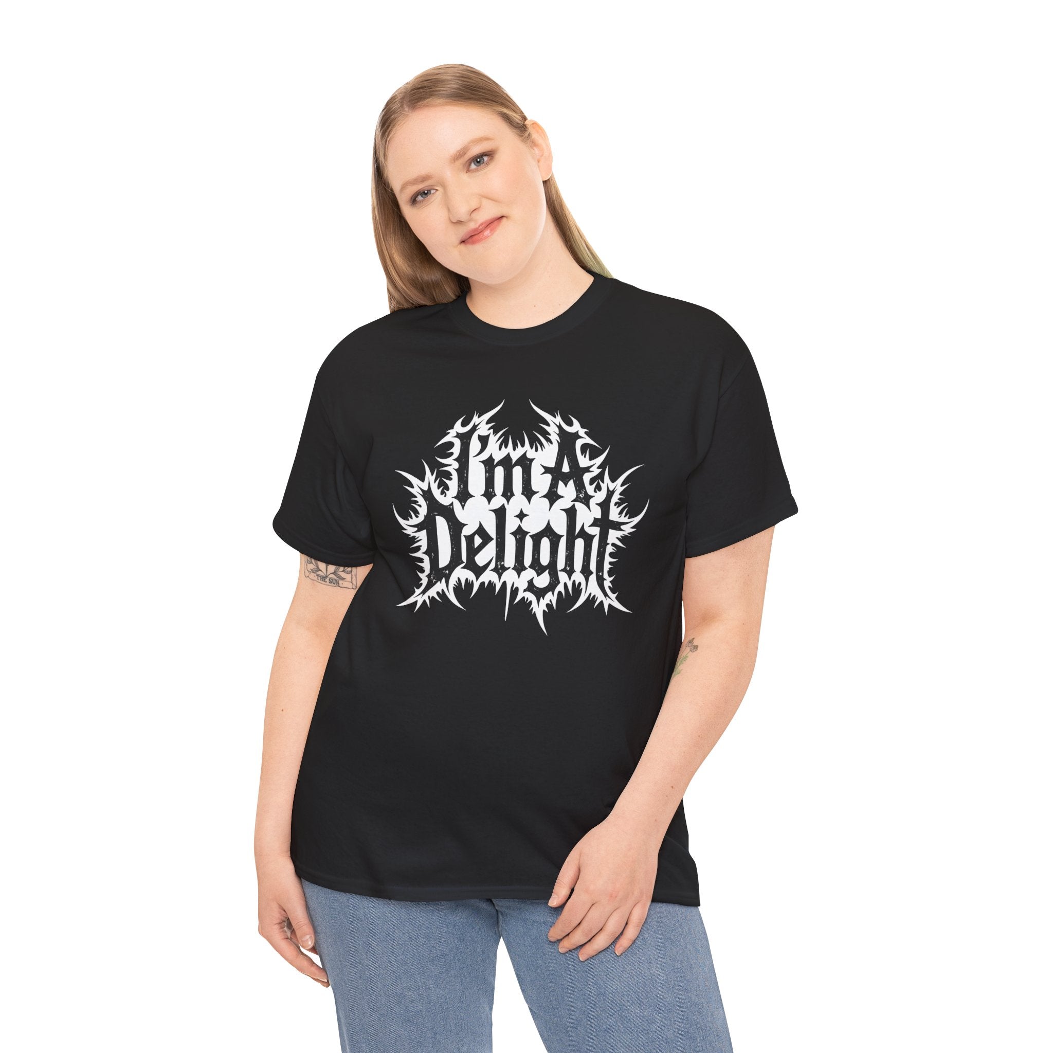 Gothic "I'm A Delight" Graphic Tee