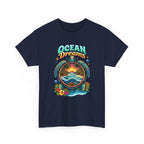 Ocean Dreams T‑Shirt — Tropical Sunset Sea Turtle Graphic Tee