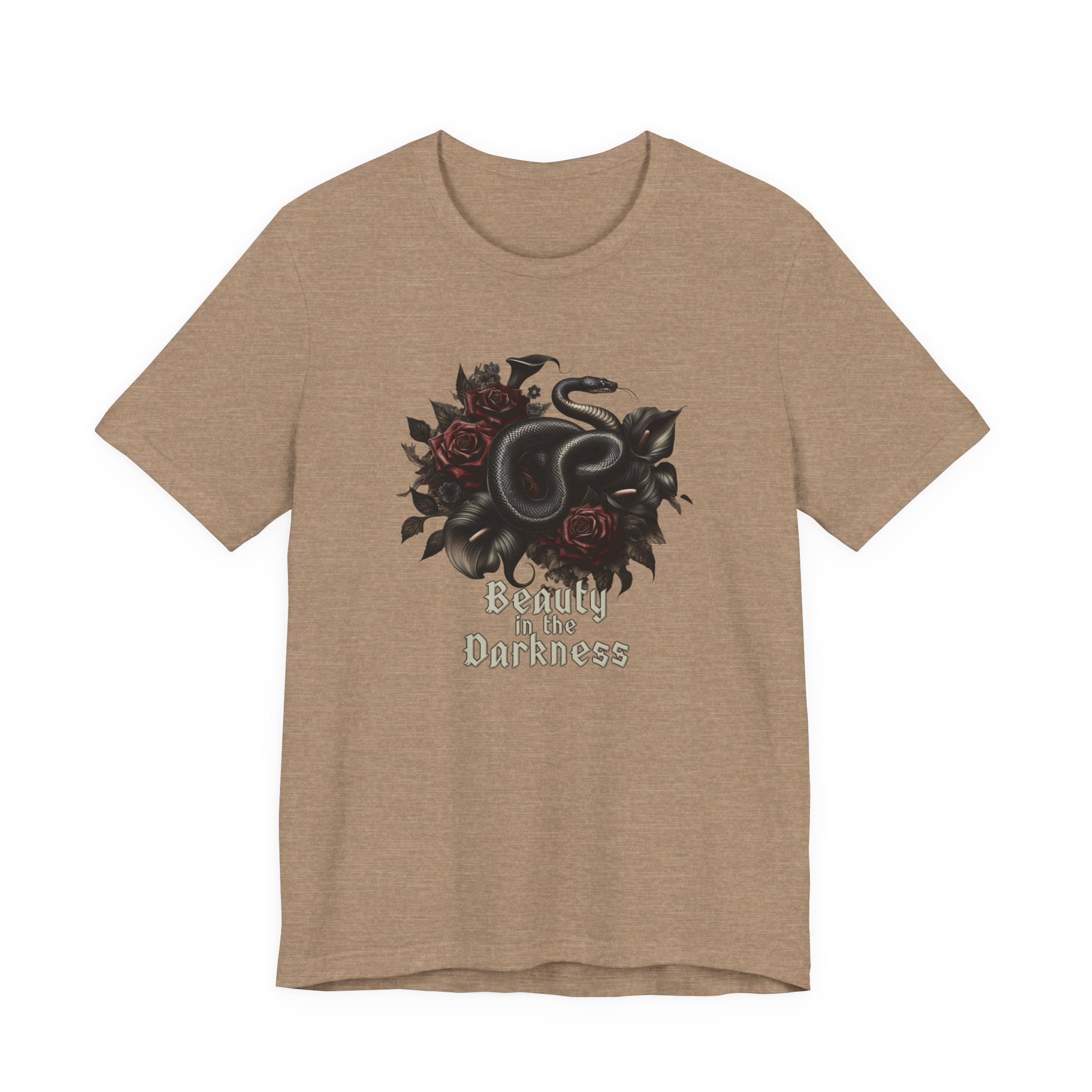 Snake Floral T-Shirt — Beauty in the Darkness Graphic Tee