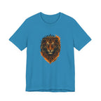Tiger Flame Graphic T-Shirt — Tribal Tiger Head Design