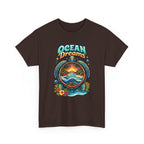 Ocean Dreams T‑Shirt — Tropical Sunset Sea Turtle Graphic Tee