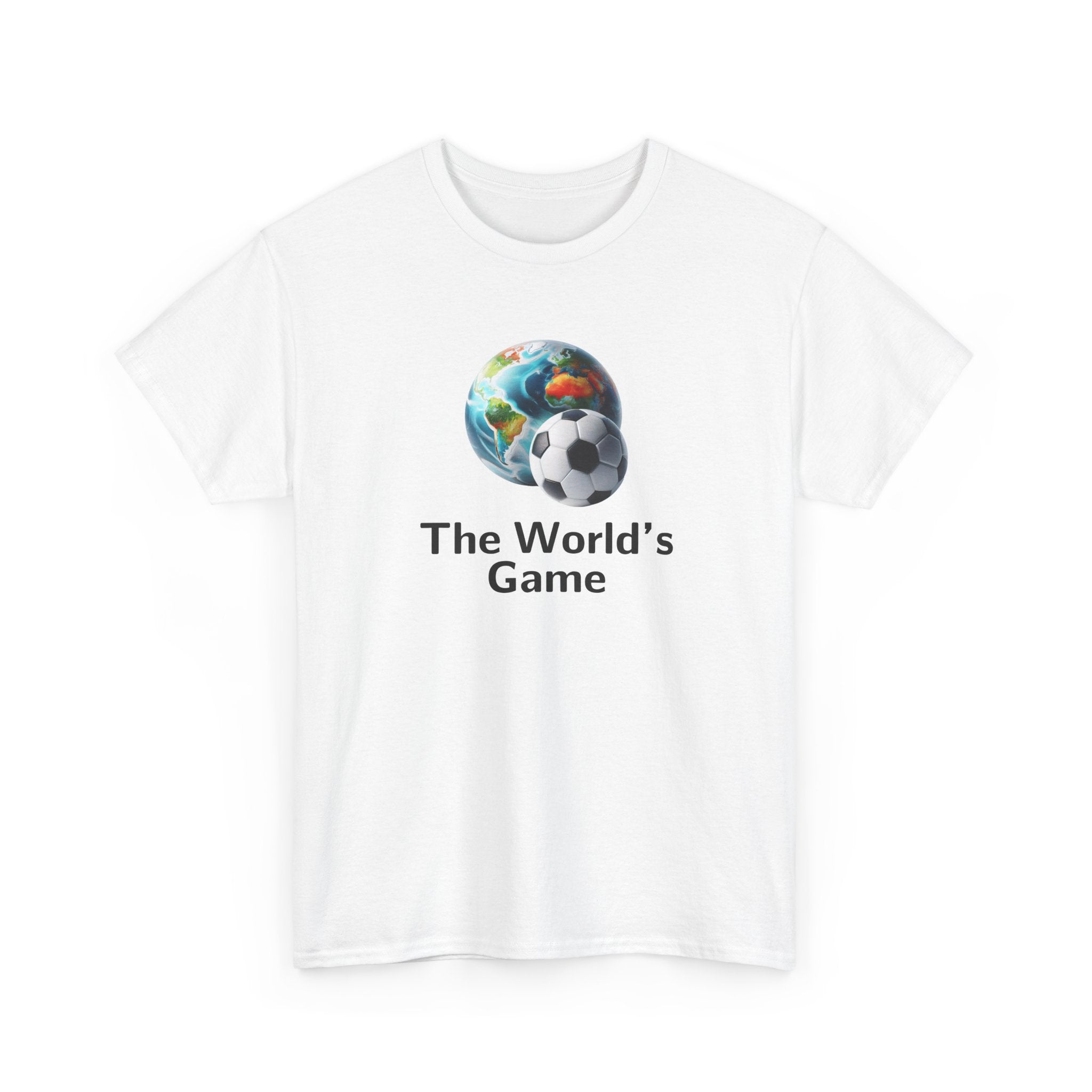 Football Soccer Globe T-Shirt — “The World’s Game” Casual Tee