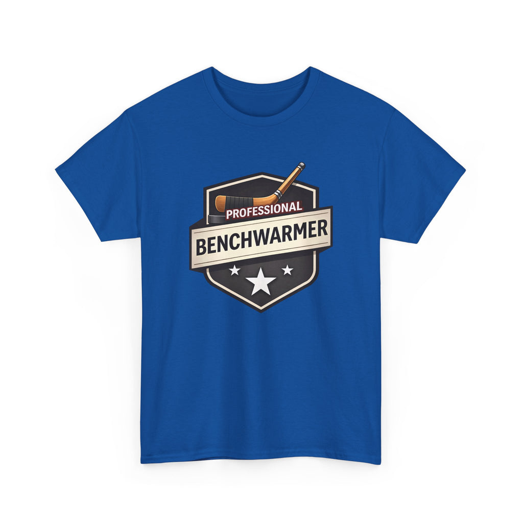 Professional Benchwarmer Hockey T‑Shirt – Funny Sports Gift Tee for Coaches & Fans