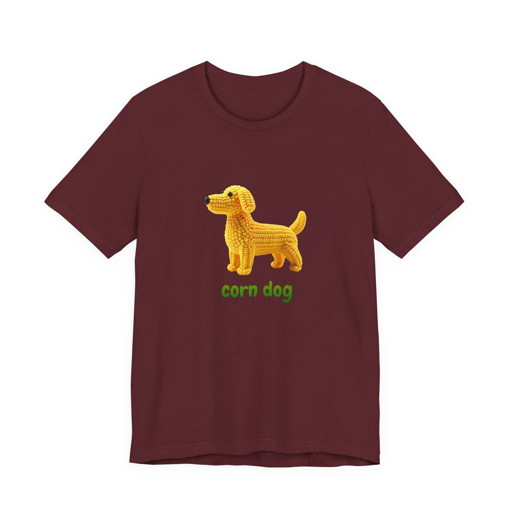 Corn Dog Dachshund T-Shirt — Cute Corn Dog Graphic Tee
