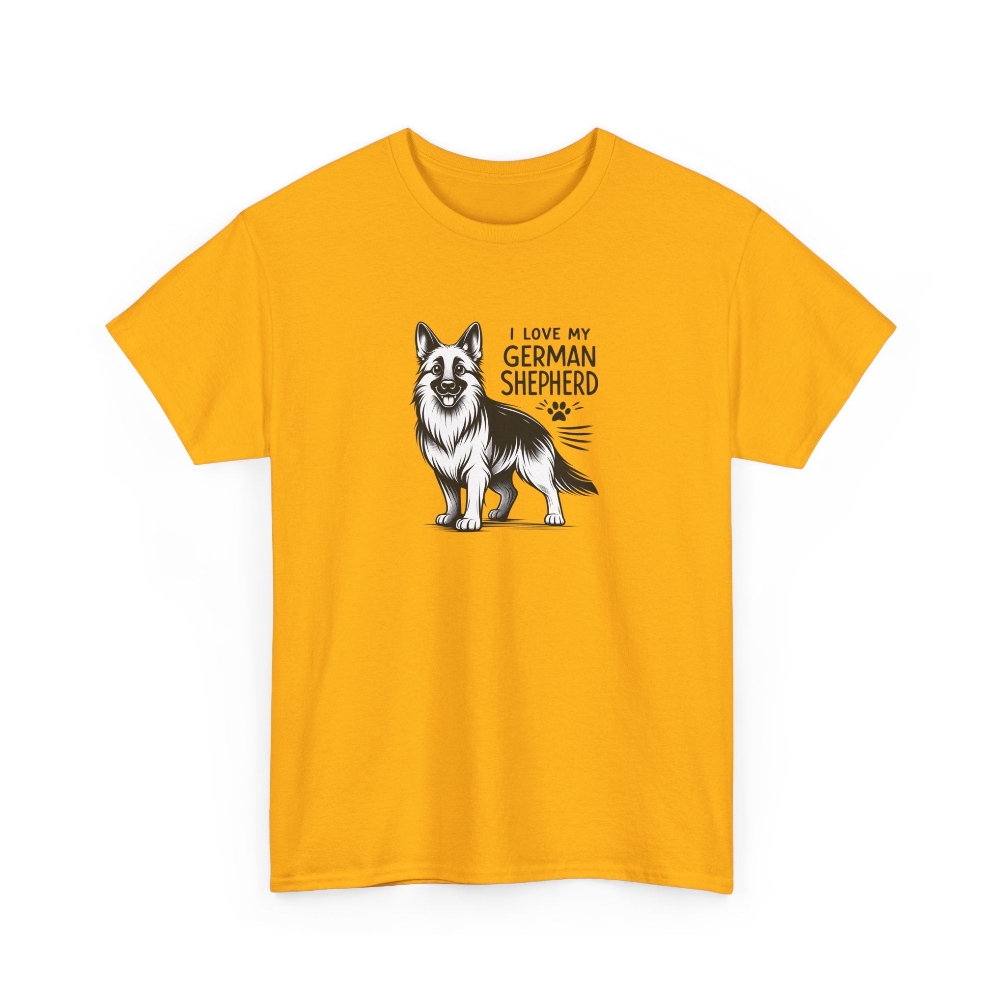 I Love My German Shepherd T-Shirt — Cute German Shepherd Dog Tee for Dog Lovers