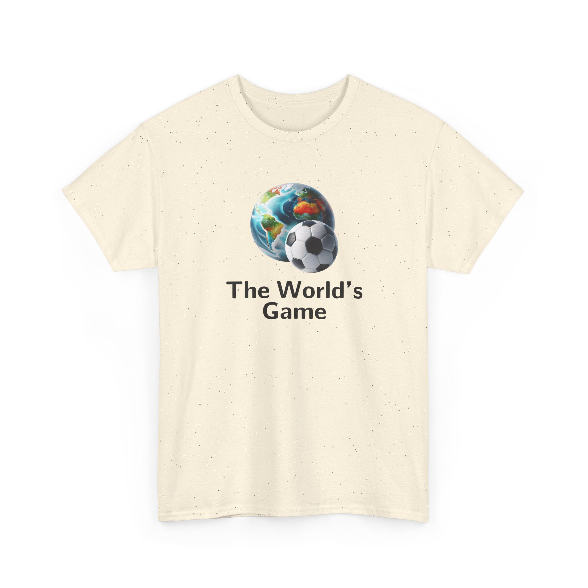 Football Soccer Globe T-Shirt — “The World’s Game” Casual Tee