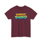 Embrace Diversity T-Shirt — Colorful Graffiti Pride Tee