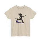 Girls Soccer Silhouette T-Shirt – Soccer Player Graphic Tee