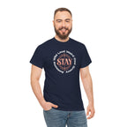 Stay Awesome Graphic Tee — "Stay Wild, Loud, Weird, Cool, Groovy, Awesome"