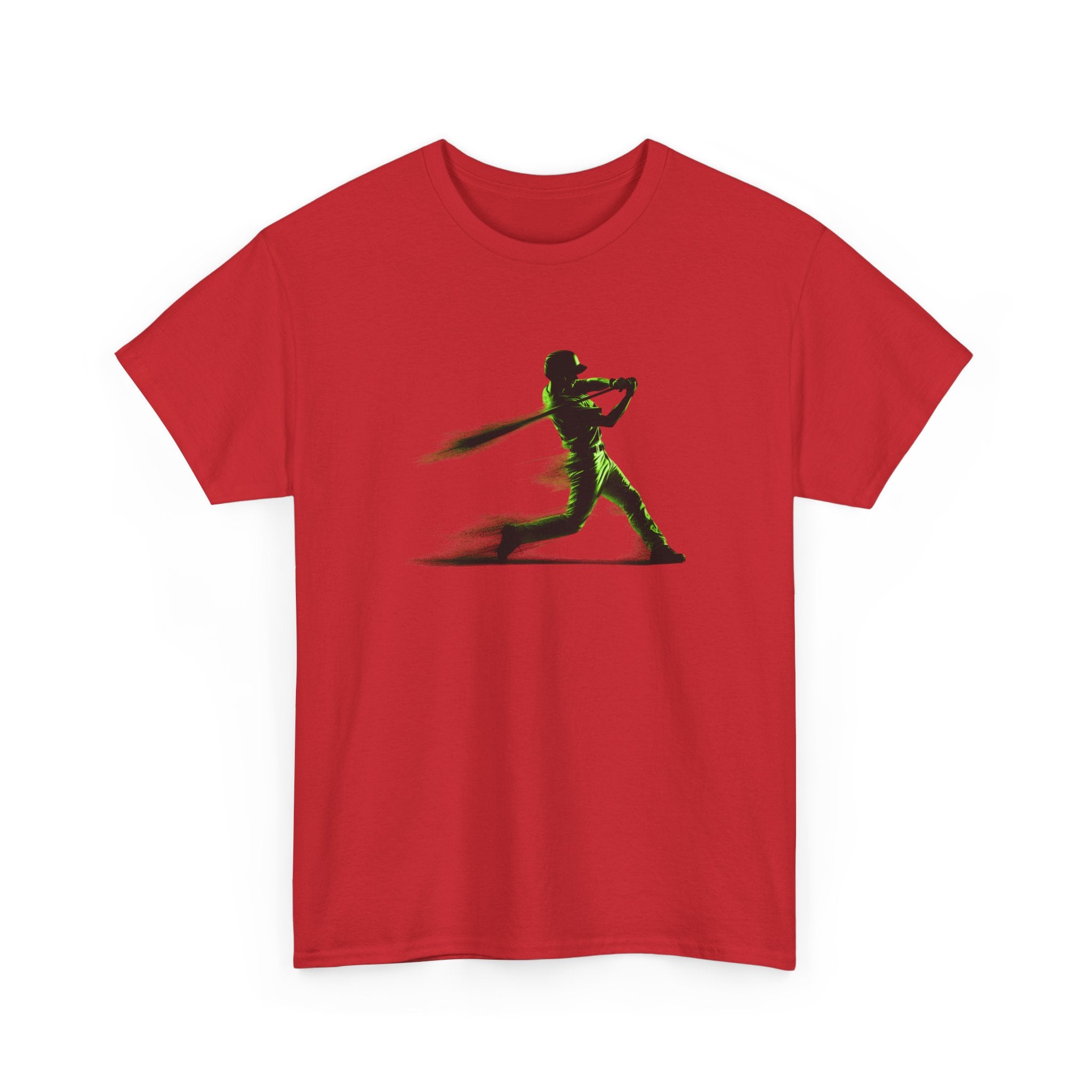 Baseball Batter Silhouette Tee — Fast Swing Sports T‑Shirt