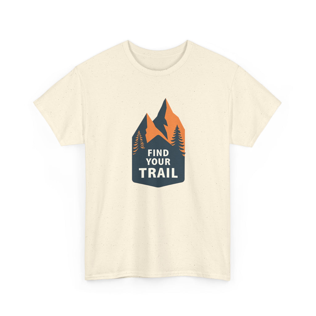 Find Your Trail T‑Shirt — Mountain Hiking Adventure Tee