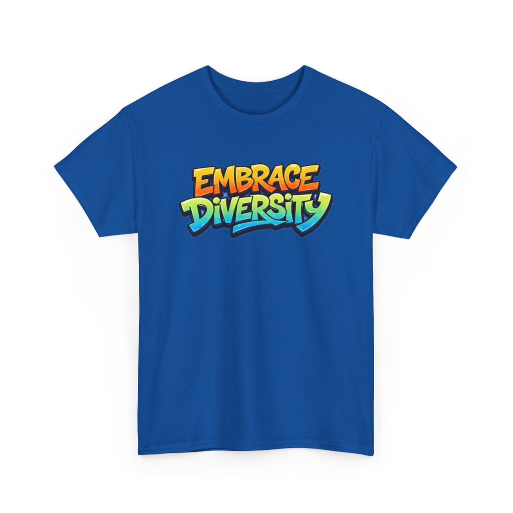 Embrace Diversity T-Shirt — Colorful Graffiti Pride Tee