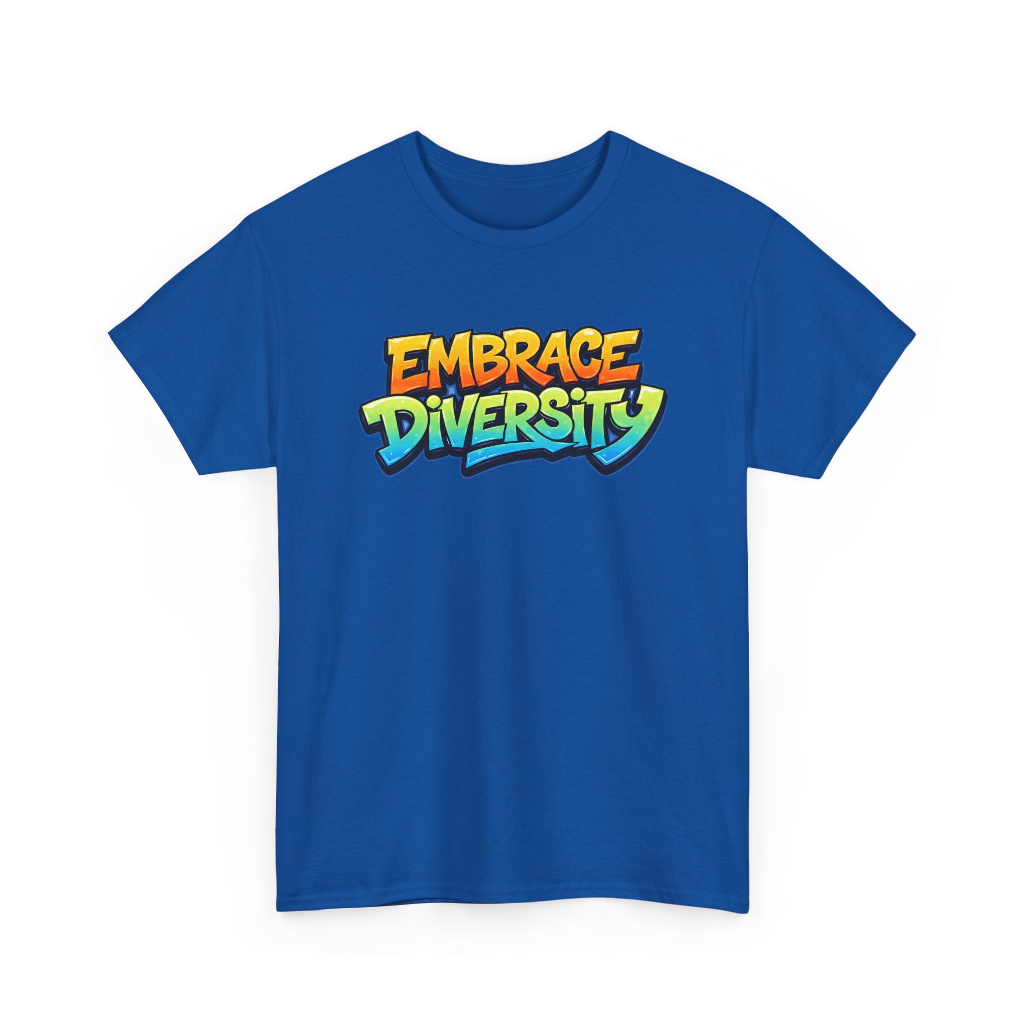 Embrace Diversity T-Shirt — Colorful Graffiti Pride Tee