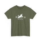 Howling Wolf T-Shirt — 'Solo, Not Lost' Mountain Graphic Tee