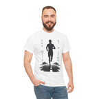 Running Silhouette T‑Shirt – One Mile At A Time Graphic Tee