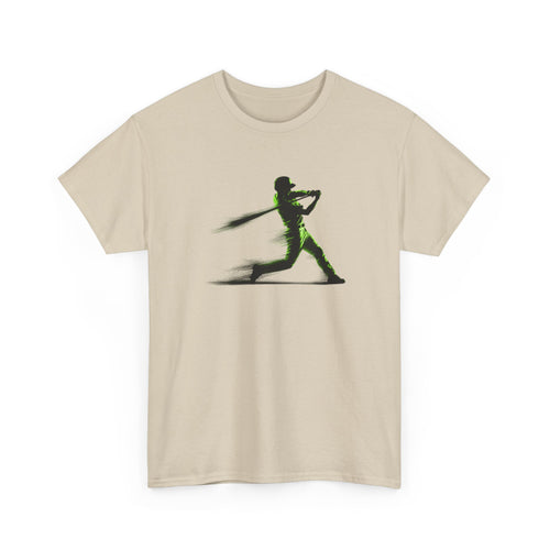 Baseball Batter Silhouette Tee — Fast Swing Sports T‑Shirt