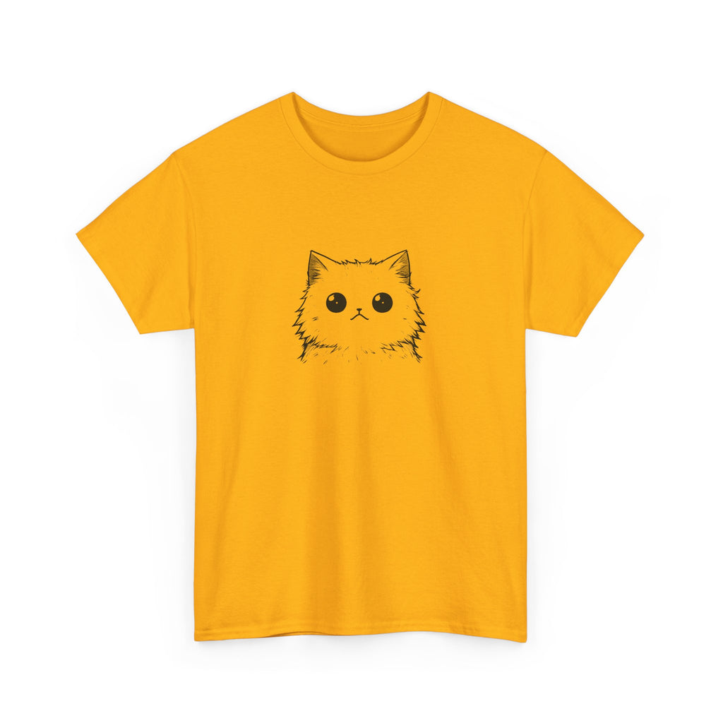 Cat Face Graphic Tee – Cute Minimalist Kitten T-Shirt