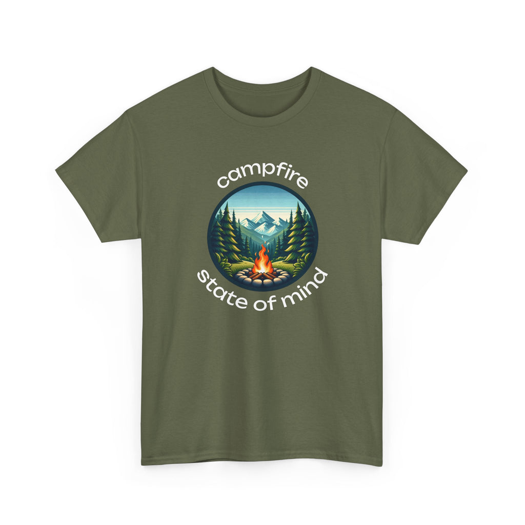 Campfire State of Mind T-Shirt — Outdoor Camping Graphic Tee