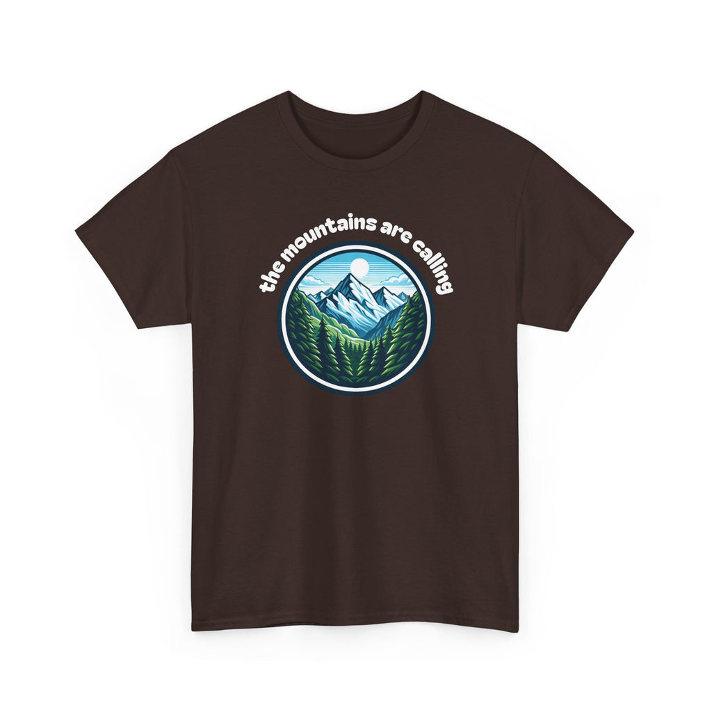 Mountains Are Calling T-Shirt — Scenic Hiking Graphic Tee